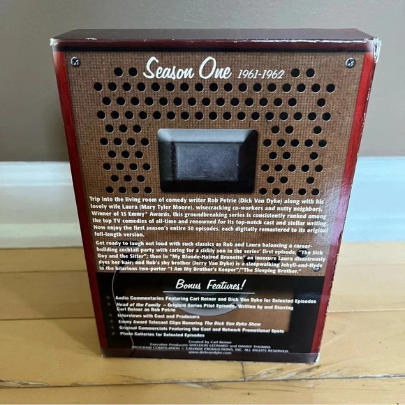 THE DICK VAN DYKE SHOW - SEASON 1 DVD 5 DISC BOXED SET EUC - Picture 3 of 3